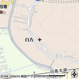 大分県佐伯市白方周辺の地図