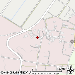 熊本県菊池市七城町小野崎240周辺の地図