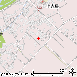 熊本県菊池市上赤星792周辺の地図