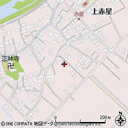 熊本県菊池市上赤星808周辺の地図