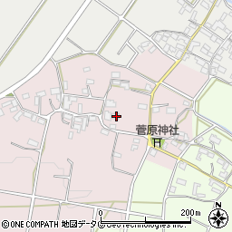 熊本県菊池市七城町小野崎166周辺の地図