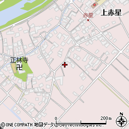 熊本県菊池市上赤星810周辺の地図