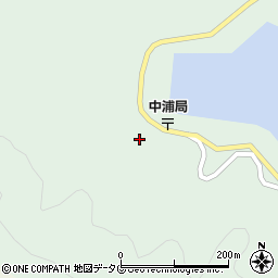 愛媛県南宇和郡愛南町中浦864-1周辺の地図