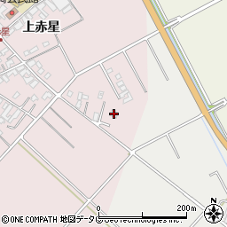 熊本県菊池市上赤星1550周辺の地図