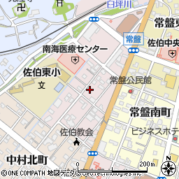 大分県佐伯市常盤西町8-7周辺の地図