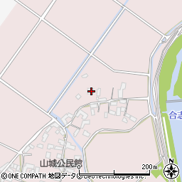 熊本県熊本市北区植木町田底1217周辺の地図