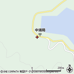 愛媛県南宇和郡愛南町中浦865周辺の地図