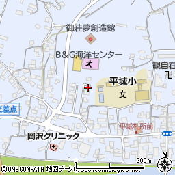 愛媛県南宇和郡愛南町御荘平城1949周辺の地図