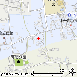 熊本県荒尾市一部419周辺の地図