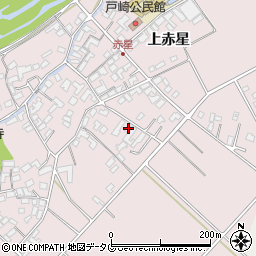 熊本県菊池市上赤星794-1周辺の地図