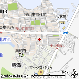 熊本県荒尾市桜山町4丁目3周辺の地図