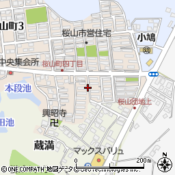 熊本県荒尾市桜山町4丁目周辺の地図