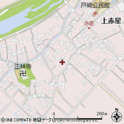 熊本県菊池市上赤星862周辺の地図