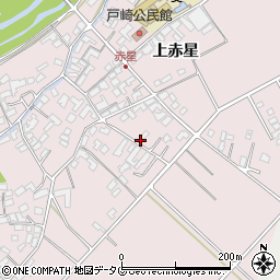 熊本県菊池市上赤星1591-1周辺の地図