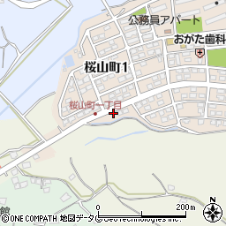 熊本県荒尾市桜山町1丁目1周辺の地図