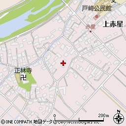 熊本県菊池市上赤星863周辺の地図
