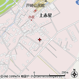 熊本県菊池市上赤星1597周辺の地図