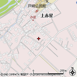 熊本県菊池市上赤星1591周辺の地図