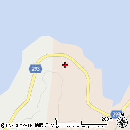愛媛県南宇和郡愛南町防城成川439周辺の地図