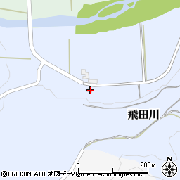 大分県竹田市飛田川437周辺の地図