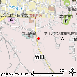 大分地方検察庁竹田周辺の地図