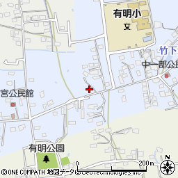 熊本県荒尾市一部411周辺の地図