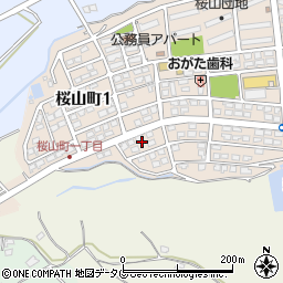 熊本県荒尾市桜山町1丁目3周辺の地図