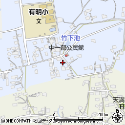 熊本県荒尾市一部445周辺の地図