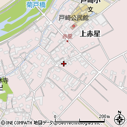 熊本県菊池市上赤星1123周辺の地図