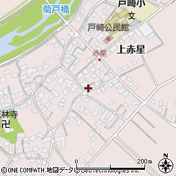 熊本県菊池市上赤星1122周辺の地図