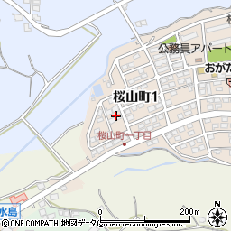 熊本県荒尾市桜山町1丁目8周辺の地図