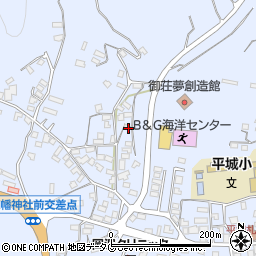 愛媛県南宇和郡愛南町御荘平城1661周辺の地図