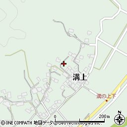 熊本県玉名市溝上206周辺の地図