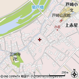 熊本県菊池市上赤星866周辺の地図
