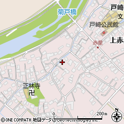 熊本県菊池市上赤星880周辺の地図