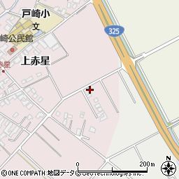 熊本県菊池市上赤星1558-2周辺の地図