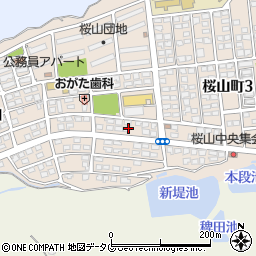 熊本県荒尾市桜山町2丁目8周辺の地図