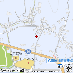 愛媛県南宇和郡愛南町御荘平城1222周辺の地図
