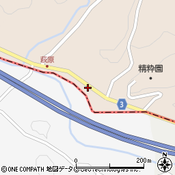 熊本県玉名郡和水町萩原84周辺の地図