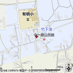 熊本県荒尾市一部587周辺の地図