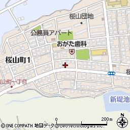 熊本県荒尾市桜山町2丁目7周辺の地図
