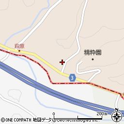 熊本県玉名郡和水町萩原87周辺の地図