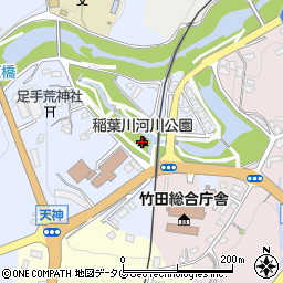 稲葉川河川公園周辺の地図