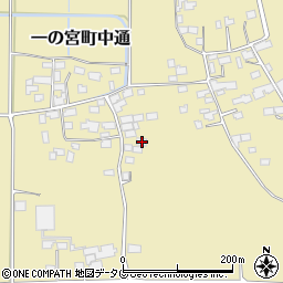 熊本県阿蘇市一の宮町中通1635周辺の地図