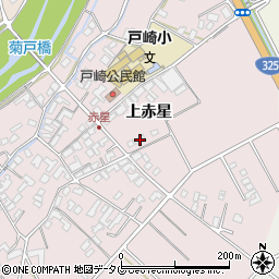 熊本県菊池市上赤星1133周辺の地図