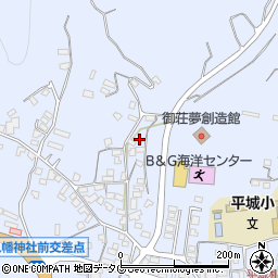 愛媛県南宇和郡愛南町御荘平城1672周辺の地図