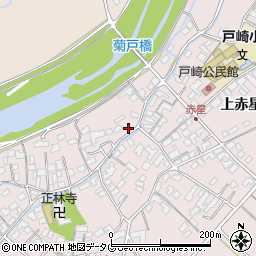熊本県菊池市上赤星1092周辺の地図