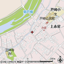 熊本県菊池市上赤星1095周辺の地図