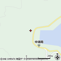 愛媛県南宇和郡愛南町中浦1245周辺の地図