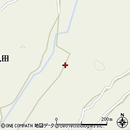 大分県豊後大野市三重町久田1765周辺の地図